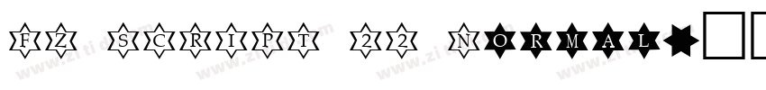 FZ SCRIPT 22 Normal字体转换